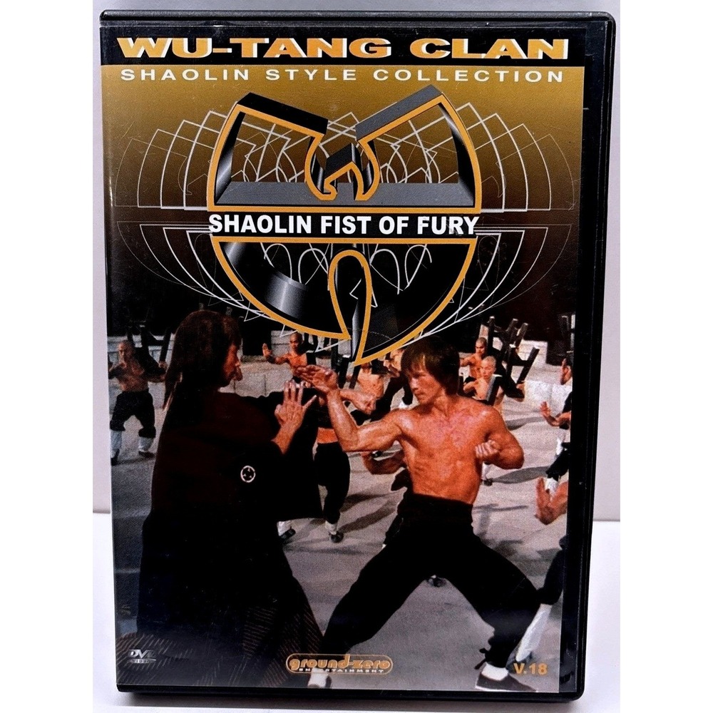 Wu-Tang Clan Shaolin Fist of Fury DVD Video 2003 Shaolin Style Collection Fights
